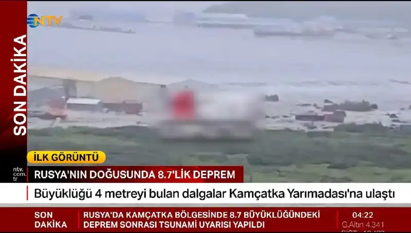 Kamçatka Kıyılarında Tsunami Alarmı: İlk Dalgalar Geliyor