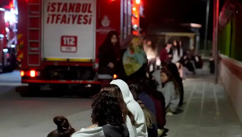2500 Kişilik Kız Öğrenci Yurdunda Yangın: Panik ve Kaos Hakim Oldu!