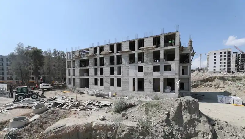 Defne'de Jandarma Yeni Hizmet Binalarının İnşası Hızla Devam Ediyor