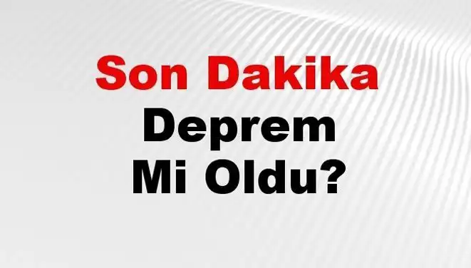 Malatya'da Son Dakika Deprem! Neler Yaşandı ve Detaylar Neler?