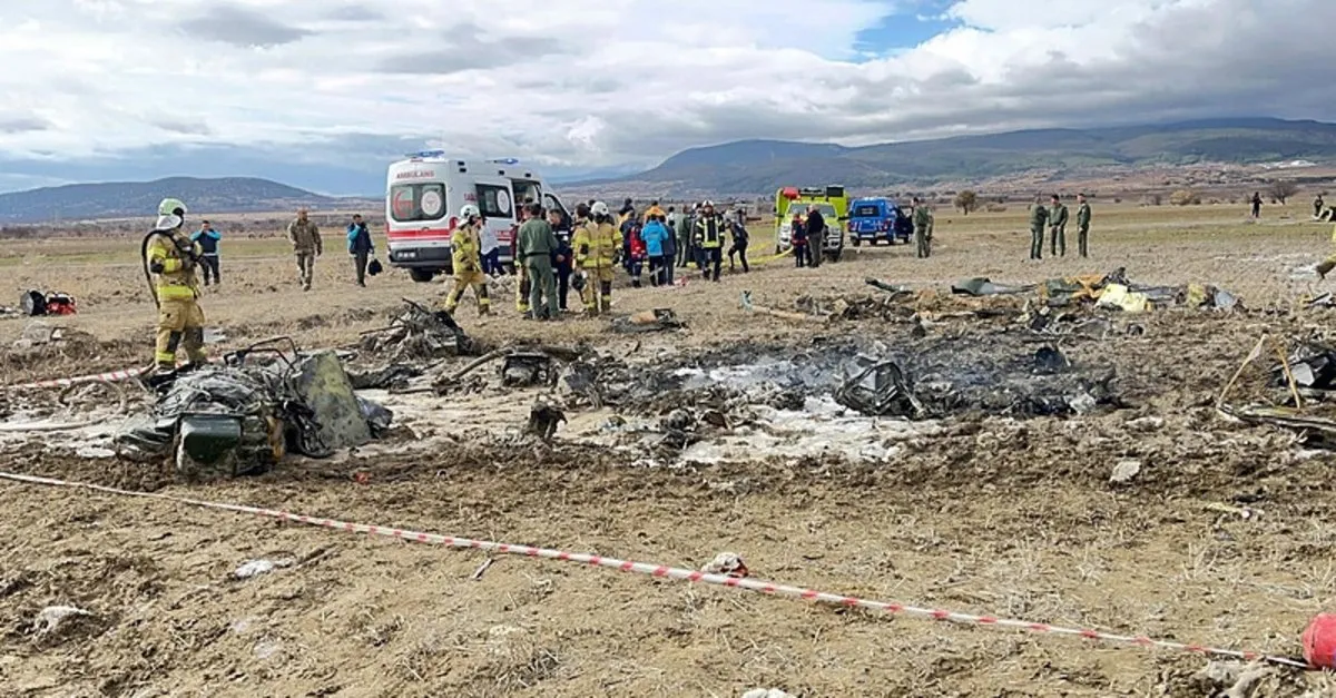 Isparta'da Askeri Helikopter Kazası: 6 Asker Şehit Oldu