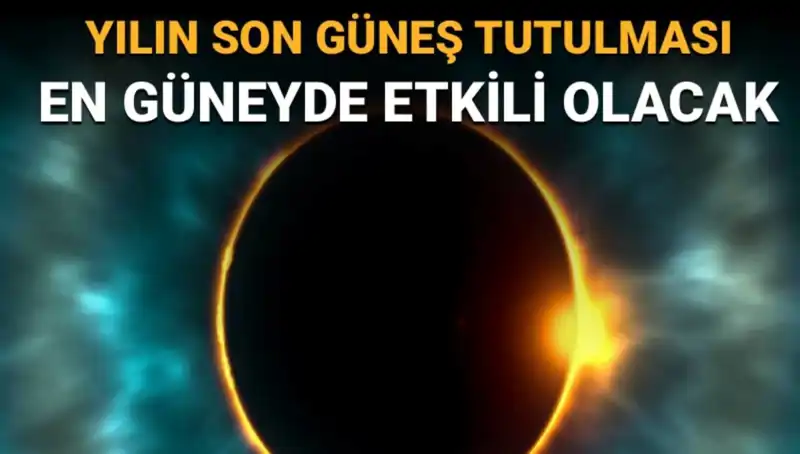 Yılın Son Güneş Tutulması: Eylül'de Ay Güneş'in 85'ini Kapatacak!