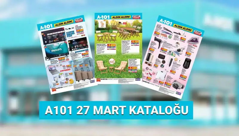A101’nin 27 Mart Aktüel Kataloğu: Fırsatlar ve Seçeneklerle Dolu Yeni Ürünler