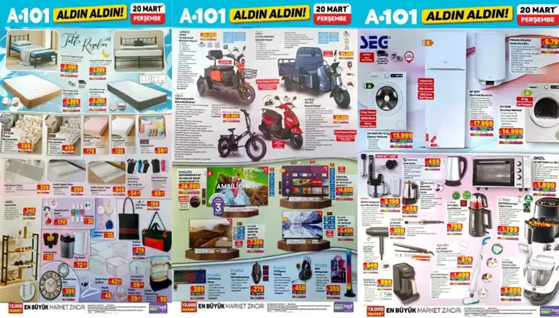 A101 Aktüel Kataloğu ile Mart Ayının Fırsatlarına Göz Atın!